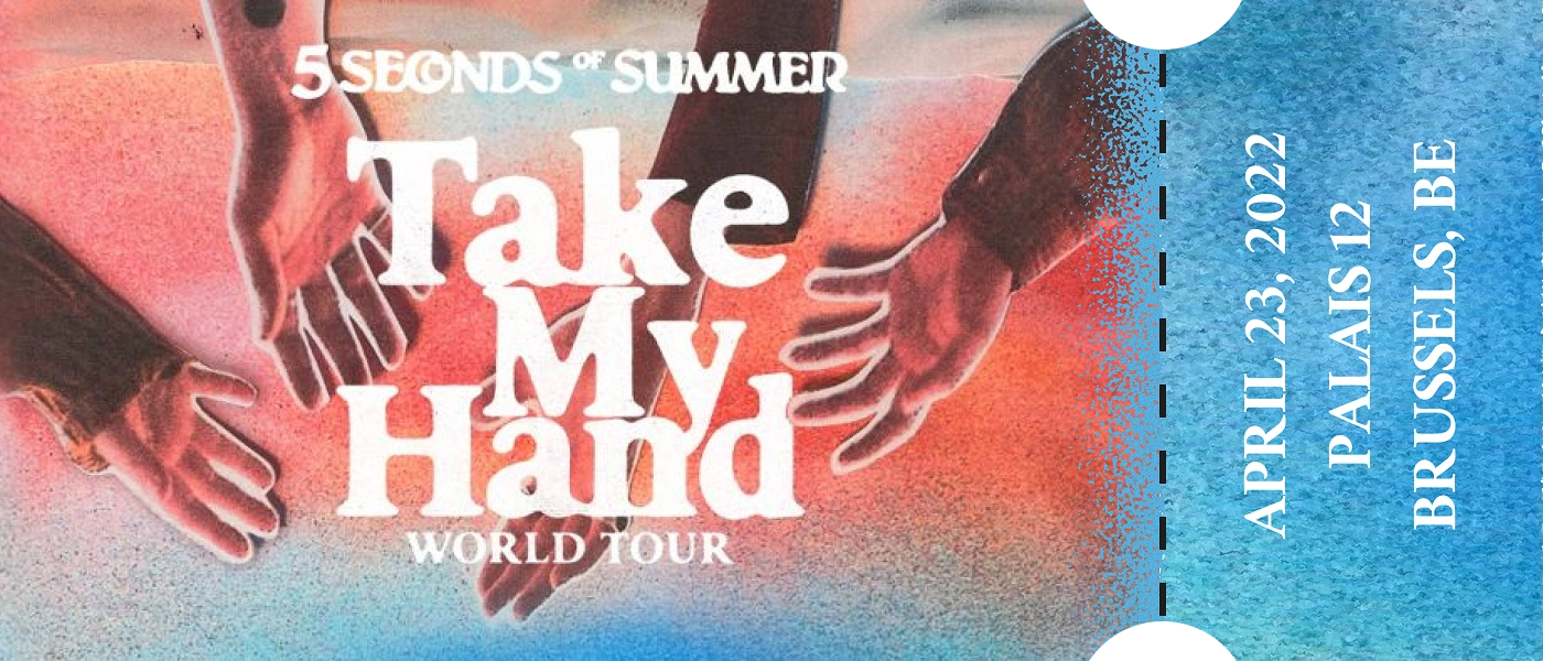 concept concert ticket 5 seconds of summer